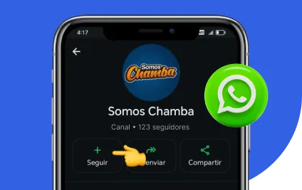 Canal de whatsapp de Somos Chamba